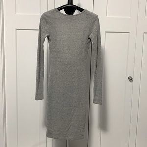Aritzia community bodycon grey dress
